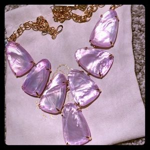 NWT Kendra Scott Lilac Mother of Pearl Harlow